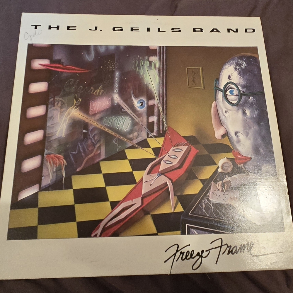 The J. Geils Band 'Freeze Frame' Vinyl Record